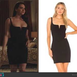 LIKELY Constance Body-Con Mini Black Dress Size 2